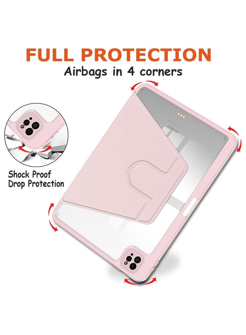 دوسالا جراب دوار لجهاز iPad Pro مقاس 11 بوصة من الجيل الرابع/الثالث/الثاني (2022/2021/2020) مع حامل قلم، حامل واقٍ يدور 360 درجة، غطاء نحيف شفاف، إيقاظ/سكون تلقائي (iPad Pro 11) - Image 4