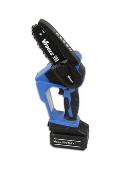 VTOOLS 6 Inch Cordless Log Chain Saw Brushless Motor with 20V Rechargeable Battery and 3000 RPM Speed Ideal for Garden Trees Pruning Trees and Wood Cutting  - Image 1
