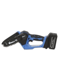 VTOOLS 6 Inch Cordless Log Chain Saw Brushless Motor with 20V Rechargeable Battery and 3000 RPM Speed Ideal for Garden Trees Pruning Trees and Wood Cutting  - Image 2