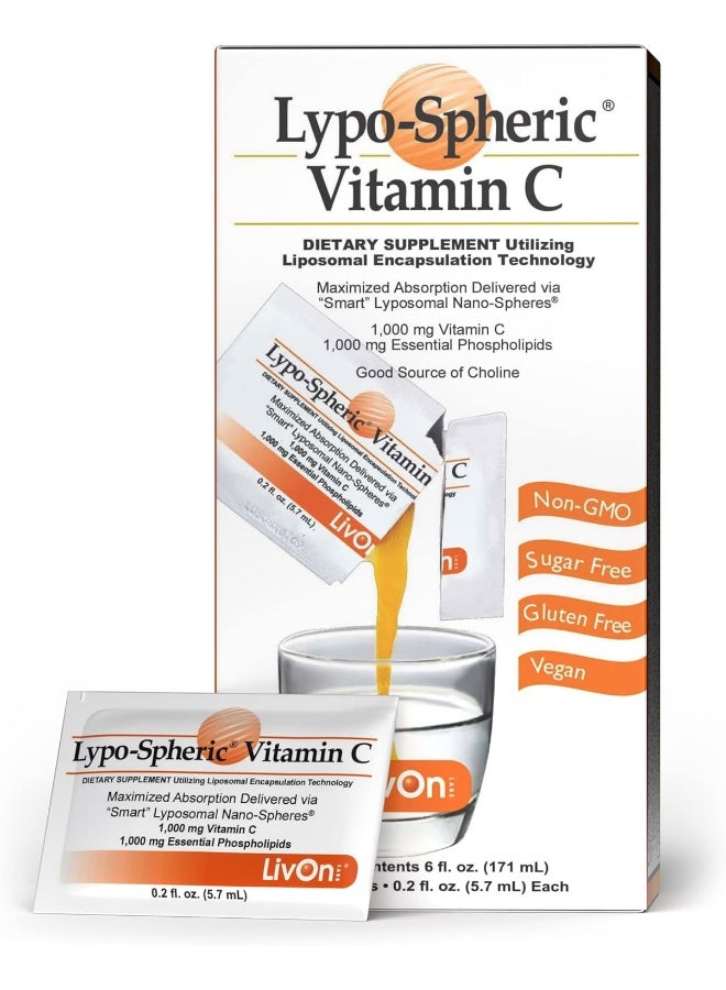 ليفون يبو- كروي فيتامين ج - 1 كرتون (30 كيس) - Image 1