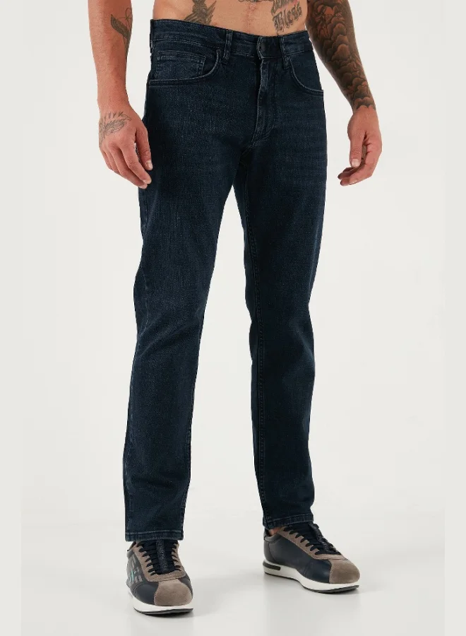 Buratti  Buratti Stretch Cotton Comfort Fit High Waist Straight Leg Jeans Men's JEANS 4412C27TEXAS for Men | Best Price UAE