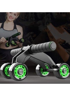 Huitich 4-Wheel AB Wheel Roller for Total Core Fitness Black 33x10x30cm  - Image 5