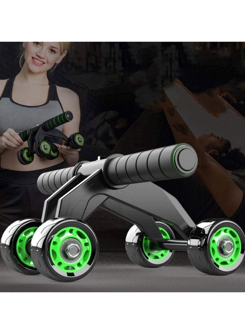 Huitich 4-Wheel AB Wheel Roller for Total Core Fitness Black 33x10x30cm - Image 5