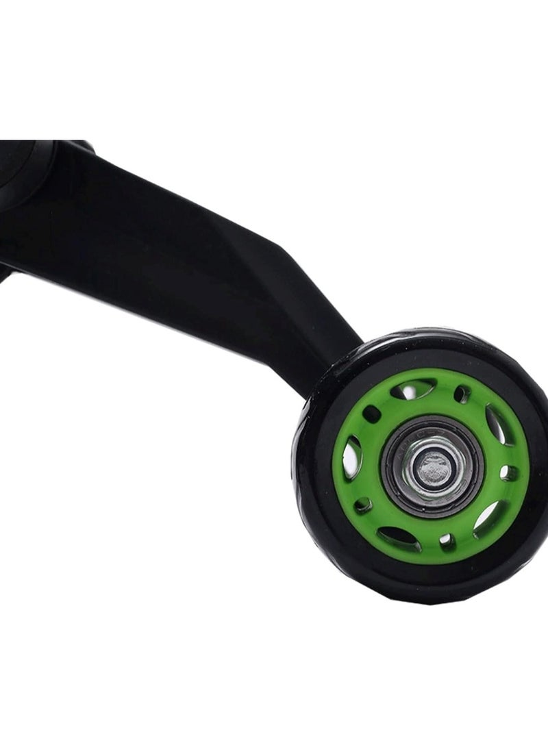 Huitich 4-Wheel AB Wheel Roller for Total Core Fitness Black 33x10x30cm - Image 3