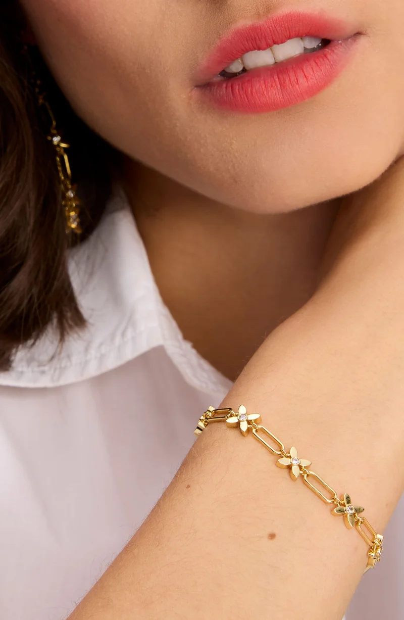كيت سبيد Heritage Bloom Line Bracelet
