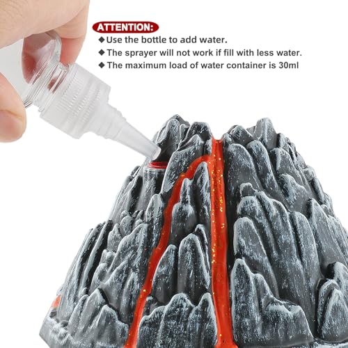 DINOBROS Volcano Toy for Kids 3-5, Mist-spouting Volcano Model with Dinosaur Sounds, Simulated Volcano Gifts for Boys and Girls - Image 4