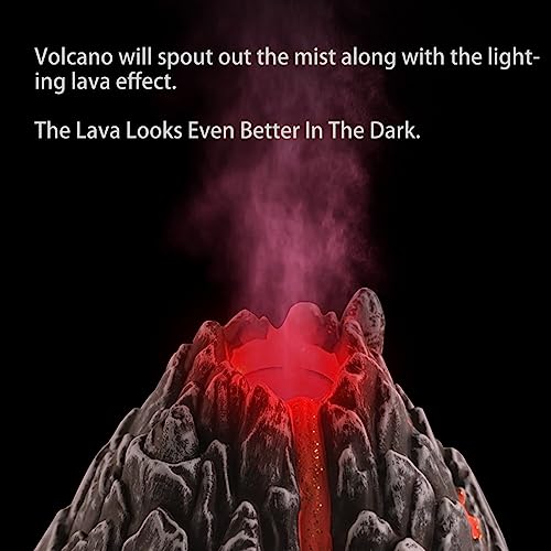 DINOBROS Volcano Toy for Kids 3-5, Mist-spouting Volcano Model with Dinosaur Sounds, Simulated Volcano Gifts for Boys and Girls - Image 5