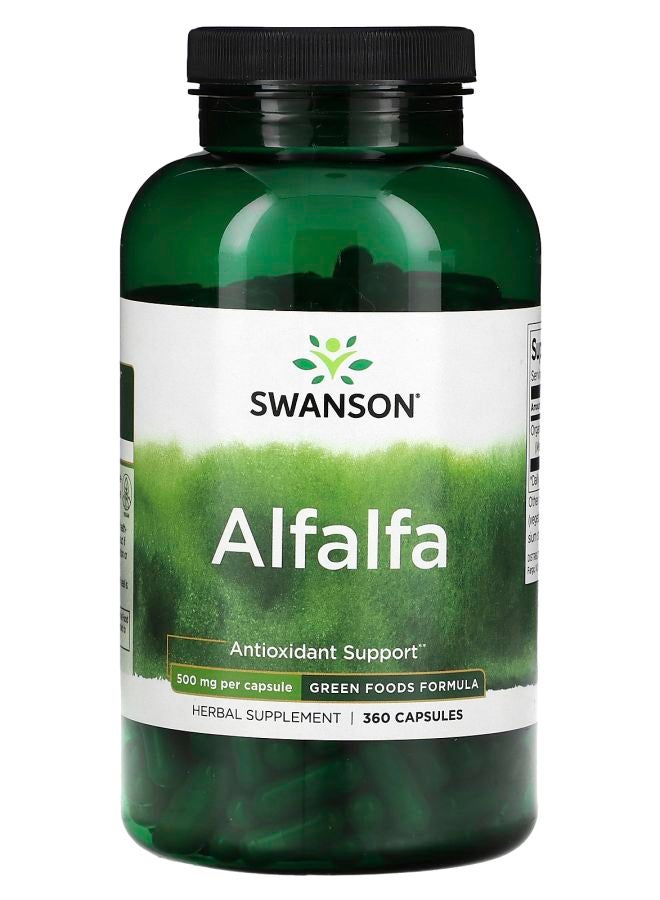 SWANSON Alfalfa 500 mg 360 Capsules