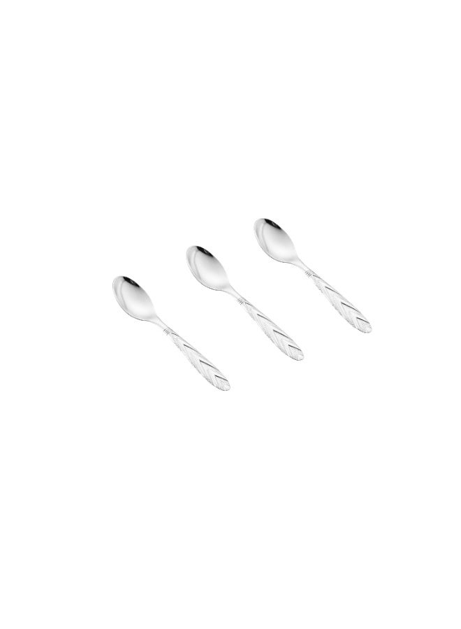 Hic 12-Piece Stainless Steel tea spoon Set Silver - Image 2