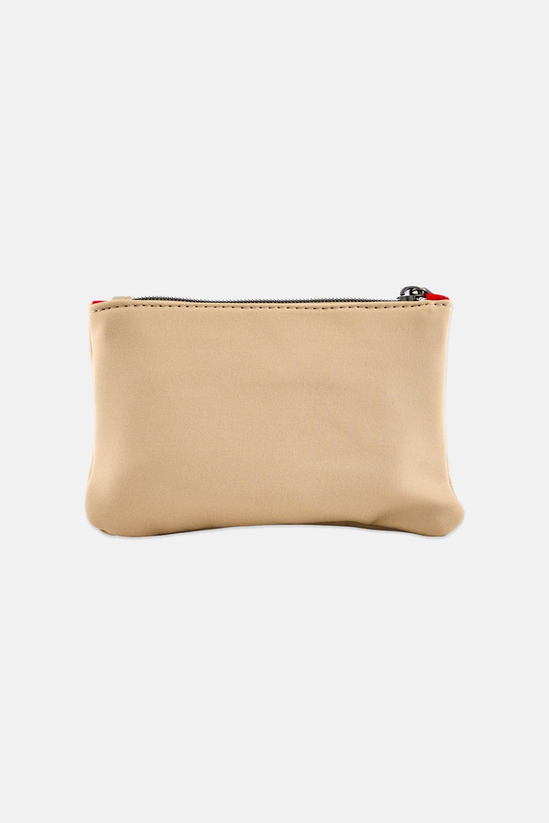Reebok Women 2Pcs Brand Logo Purse, Tan - Image 3