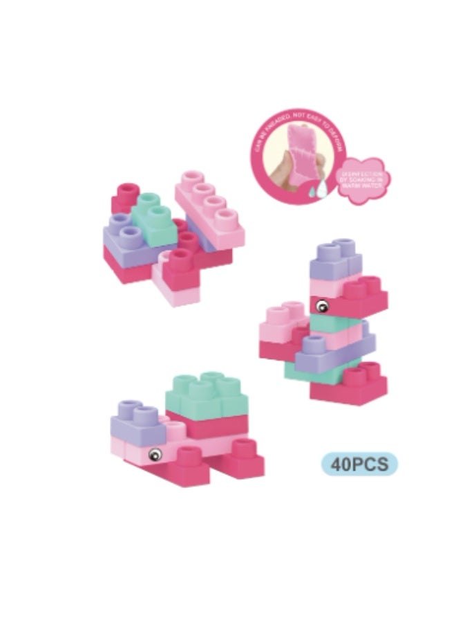 Soft Building Blocks - 40 Pieces  - Image 3