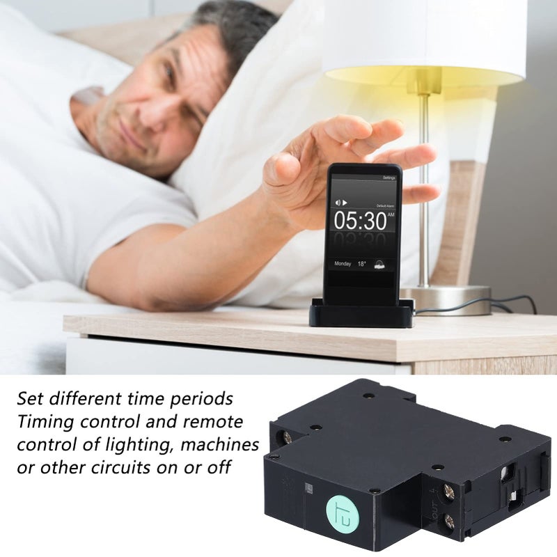 Smart Circuit Breaker Remote Control Relay Switch 1P 25A 100‑230V AC - Image 5