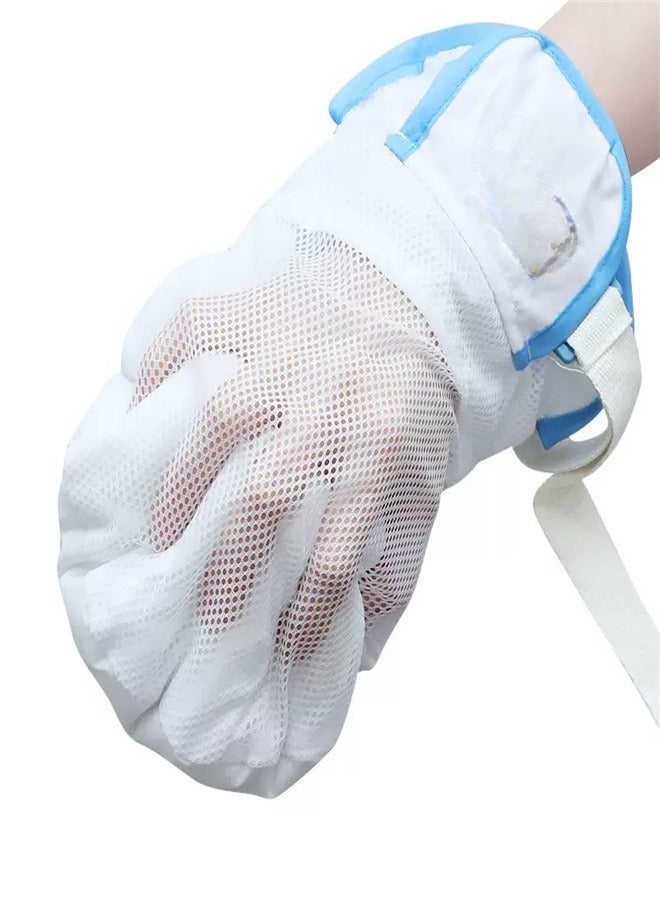 Medical Double Security Mitts Breathable Hand Restraints Safety Mitts Glove for Elderly Medical Procedures with Extra Padding for Comfort Protection - Image 2