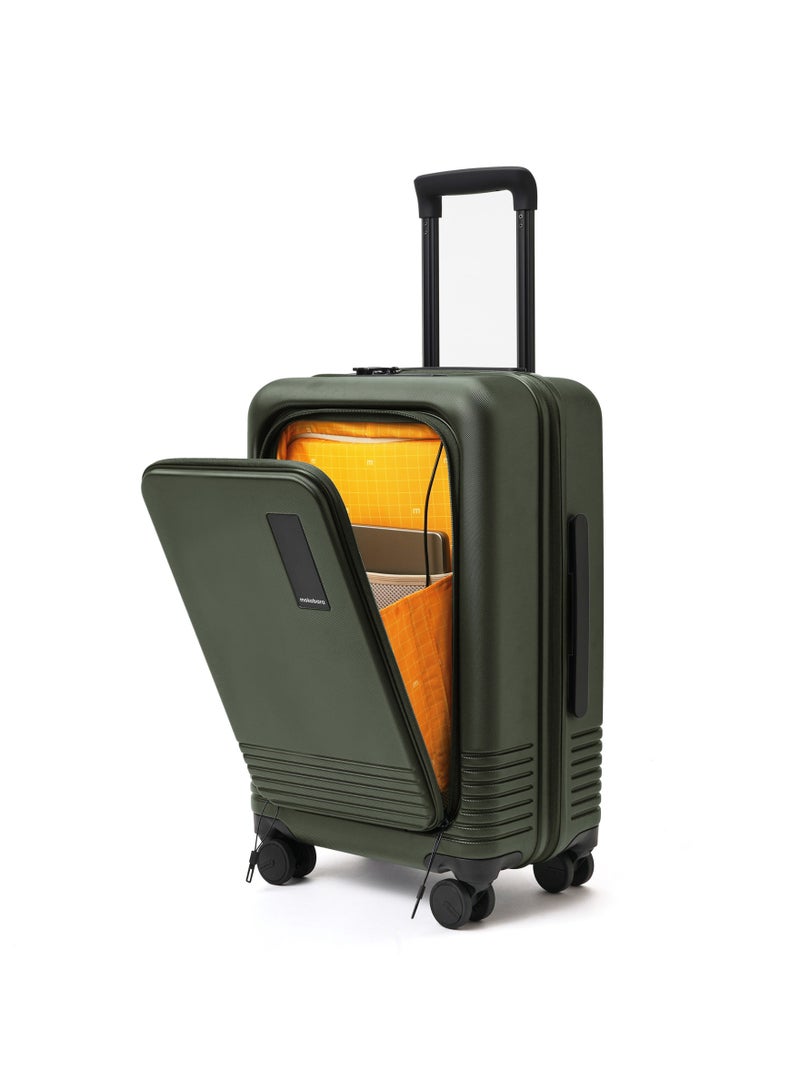 موكوبارا للتجارة ذ.م.م حقيبة كابين برو خفيفة الوزن متينة من البولي كربونات بلون أخضر عشبي - Image 1