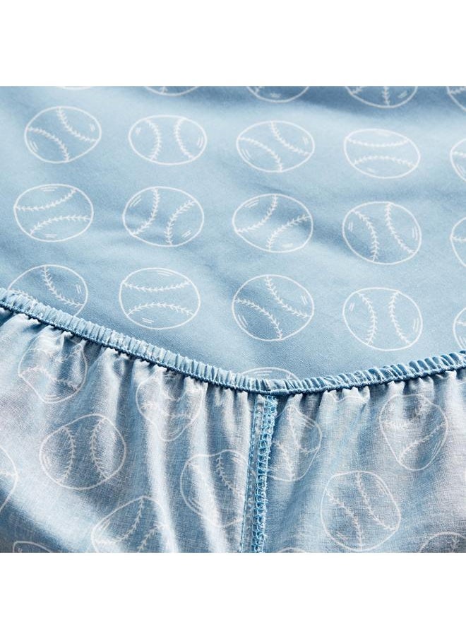 ARCADE Its A Goal Kapas Cotton Single Fitted Sheet 90X200 Plus 25 Cm  - Image 5