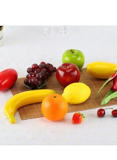 ماركة غير محددة مجموعه فواكه صناعيه للديكور 12 قطعه  - Image 2