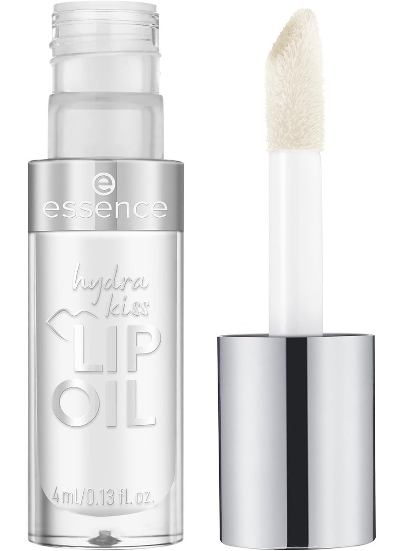 Essence hydra kiss LIP OIL 07 Classy Glassy, lip oil, transparent shine, hydrating care, high shine, comfortable feel, 4 ml - Image 1
