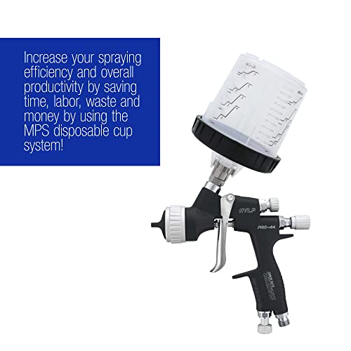 Master Airbrush Master Paint System MPS Disposable Paint Spray Gun Liners and Lid System, 40 Pack Standard Size 20 Ounce (600ml) Kit - 40 Liners, 40 Lids with Strainer, 1 Hard Cup with Retainer Ring, 10 Plugs - Image 5