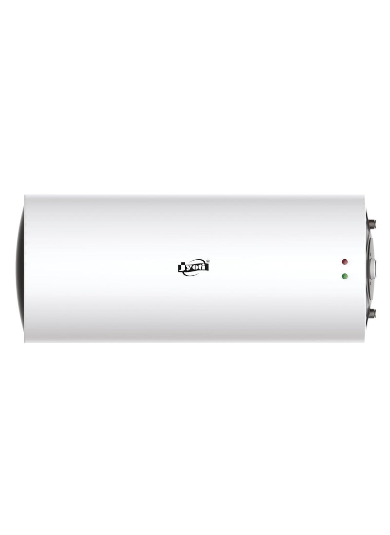 JYOTI Jyoti Savvy Pro Express Horizontal 25 Ltr Storage 5 Star Electric Geyser 3kw Capacity Glass Lined Tank 8 bar High Pressure Suitable for High Raise Building 30 Circular 1 SPEH30  - Image 1