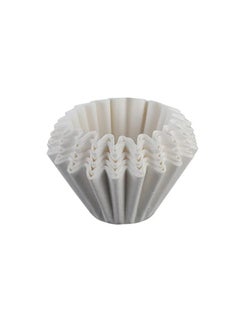 Liying 1-4 Cup Small Coffee Filters,50 Count Disposable Basket Coffee Filter Paper, Compatible with Kalita Wave Dripper 185 Series, Single Serve Coffee Pot, Pour Over and Drip Coffee Maker