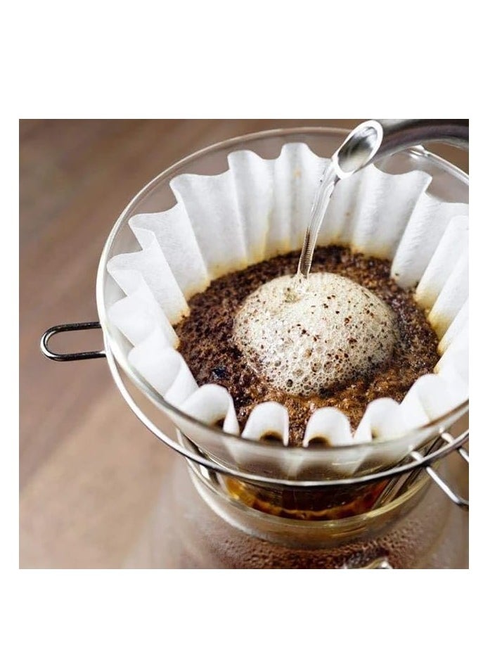Generic - Liying 1-4 Cup Small Coffee Filters,50 Count Disposable Basket Coffee Filter Paper, Compatible with Kalita Wave Dripper 185 Series, Single Serve Coffee Pot, Pour Over and Drip Coffee Maker - Image 1