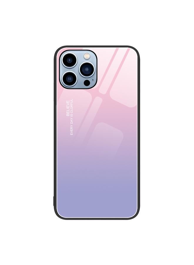 S-TOP Case For iPhone 14 Pro Colorful Painted Glass Phone Case - Image 1