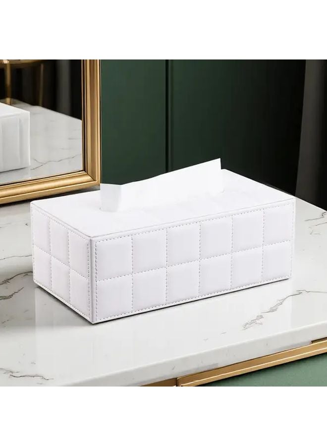 Black Leather Tissue Box with Golden Lid Elegant Storage for Home Hotel Spa - Image 4