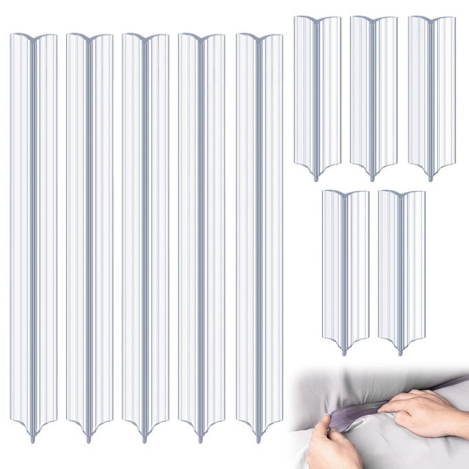 10PCS SOFA SLIPCOVERS TUCK GRIPS 2 SIZES CLEAR SILICONE ANTISLIP GRIPS KEEPING ARMCHAIR COUCH COVERS IN PLACE INCLUDED 5PCS 157 5PCS 79