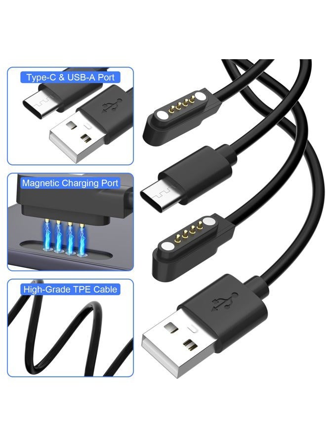 Gamorek Charger for PLAUD Note AI Voice Recorder, Replacement USB-A/C Charging Cable Cord for PLAUD Note Pro(3.3ft/1m) - Image 5