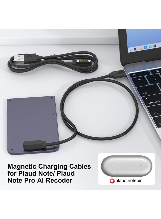 Gamorek Charger for PLAUD Note AI Voice Recorder, Replacement USB-A/C Charging Cable Cord for PLAUD Note Pro(3.3ft/1m) - Image 2
