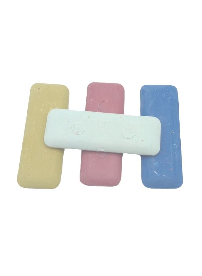 Hemline 4  Pieces Rectangle Shaped Tailors Chalk In a Plastic Handy Case With a Lid - Image 1