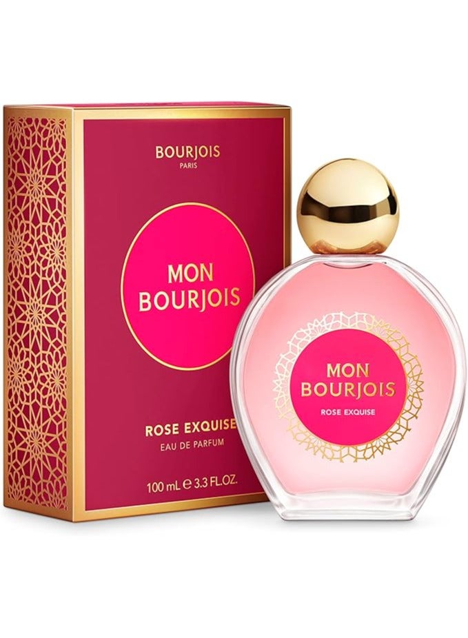 BOURJOIS PARIS Mon Bourjois Rose Exquise Eau de Parfum 100ml - Image 1