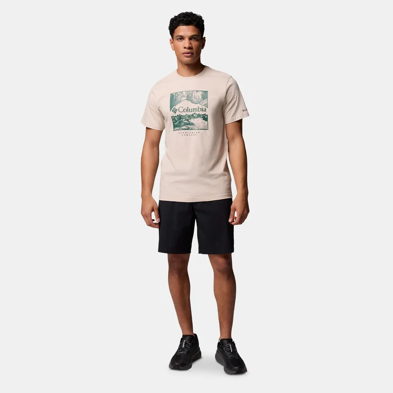 Columbia Beige Men’s CSC Graphic T-Shirt for Men | Best Price UAE