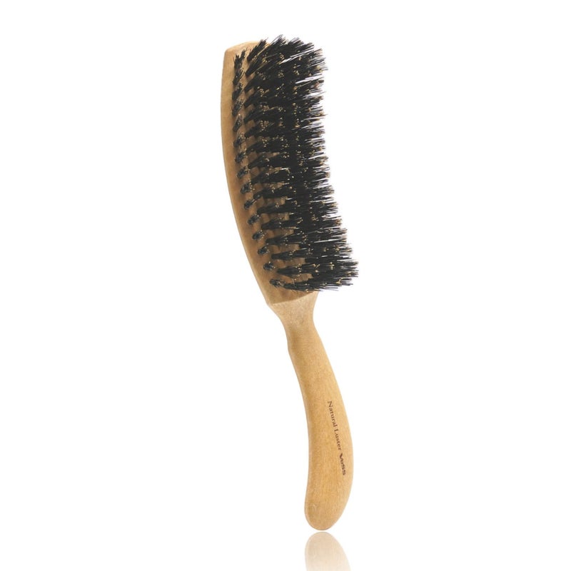 VESS Natural Luster 100 Boar Bristle Hair Brush S Type Brushing Brush NL1400 Made in Japan