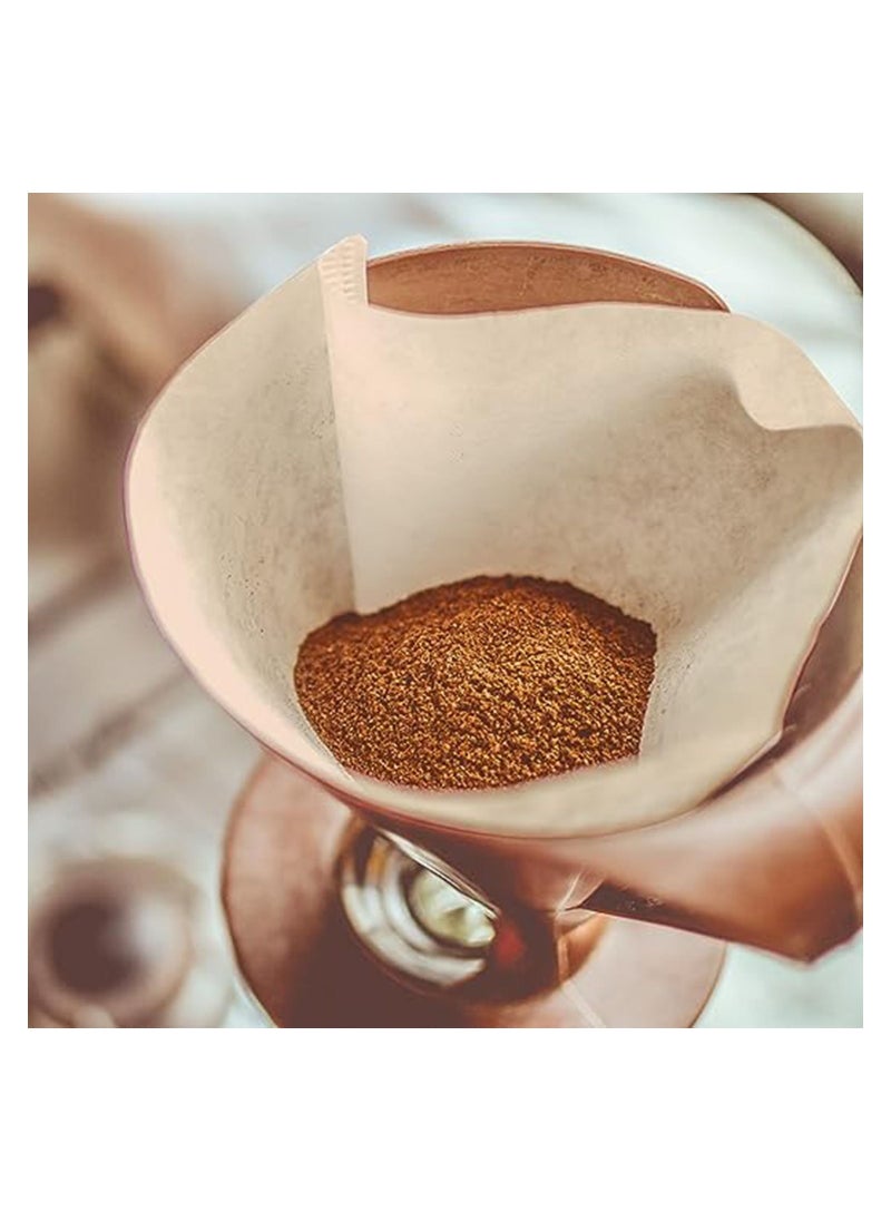 SYOSI - Cone Coffee Filters Size 2 Coffee Filters Cone Paper, Natural Unbleached Paper Filters for Pour Over Coffee Dripper and Coffee Maker 200PCS - Image 1