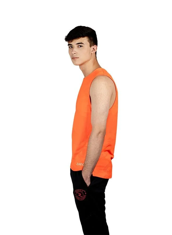 ZAECY Men's Jacquard Tank Top
