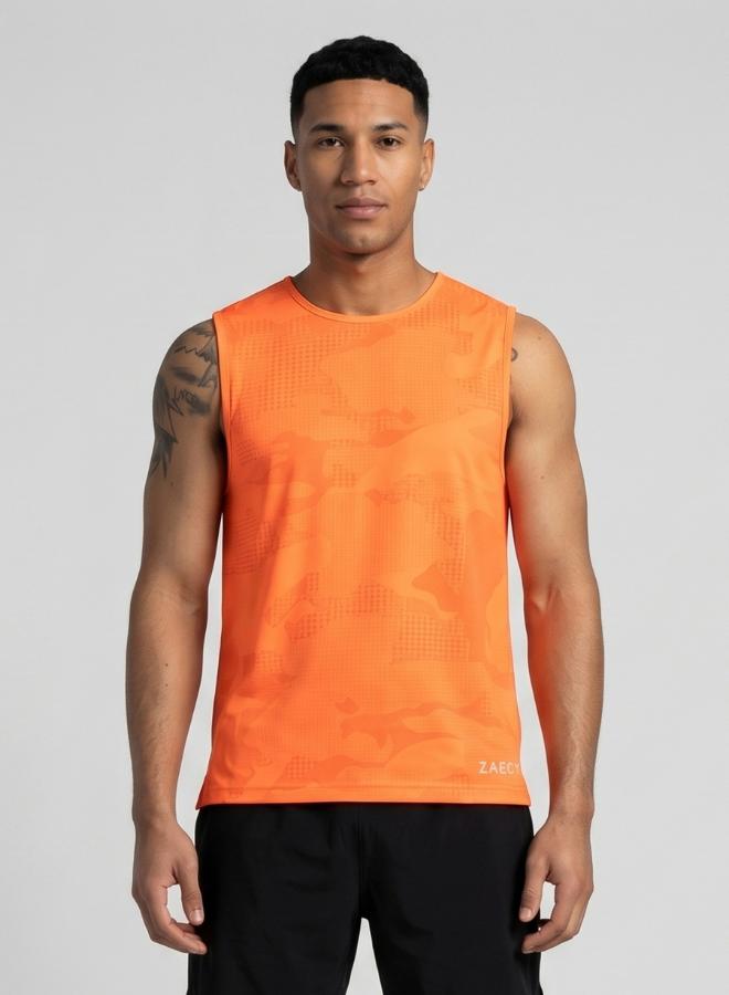 ZAECY Men's Jacquard Tank Top - Image 3
