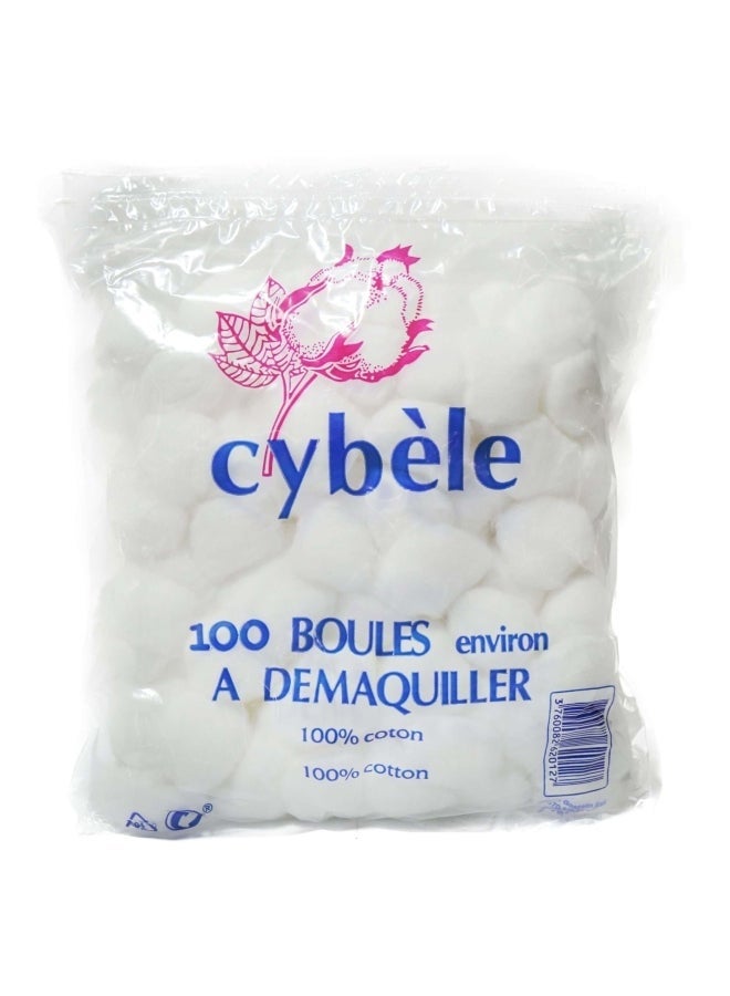 CYBELE كرات قطنية بيضاء