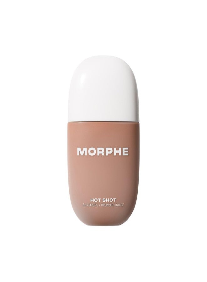 Morphe Hot Shot Sun Bronzing Drops - Waterweight Liquid Bronzer Drops with Niacinamide for Glowing Skin, Hydration & a Natural Radiant Finish - Bronze Bombshell (1 Fl Oz) - Image 2