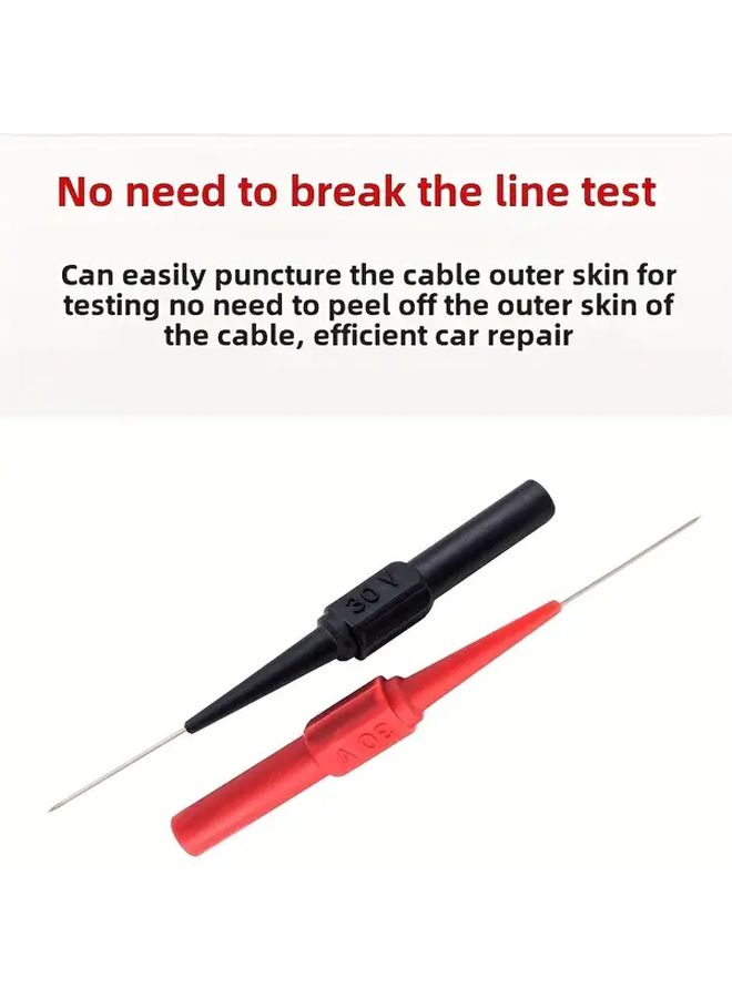 2pcs 1.0mm Car Maintenance Test Puncture Line Wire Hand Multimeter Pen Signal Pin - Image 4