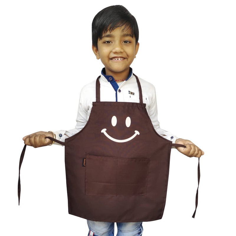Switchon Switchon Polyester Waterproof Adjustable Kids Multi purpose Cooking Apron with a chef cap School Apron Proudly made in india - Image 2