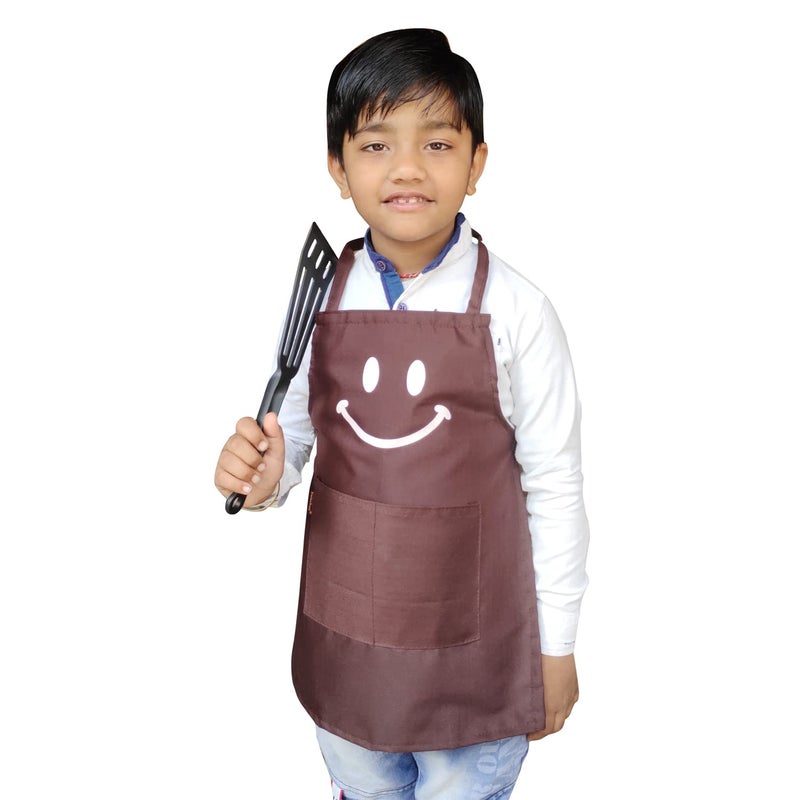 Switchon Switchon Polyester Waterproof Adjustable Kids Multi purpose Cooking Apron with a chef cap School Apron Proudly made in india - Image 4