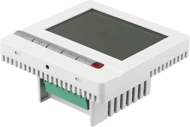 استخدام خفيف وثقيل منظم حرارة رقمي لمكيف الهواء مع شاشة LCD كبيرة وتحكم عالي الدقة في درجة الحرارة، أبيض تصميم عالمي عملي مخزون احتياطي بضائع جاهزة تم توريدها حديثاً للمستودع فك متكرر لا يتشوه - Image 3