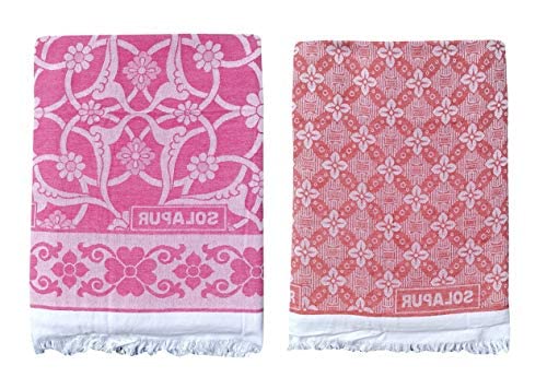 Mandhania Super Soft Premium Light Weight Solapur Chaddar 100% Cotton Dailyuse Single Bed Blanket Pack of 2 (203) - Image 2