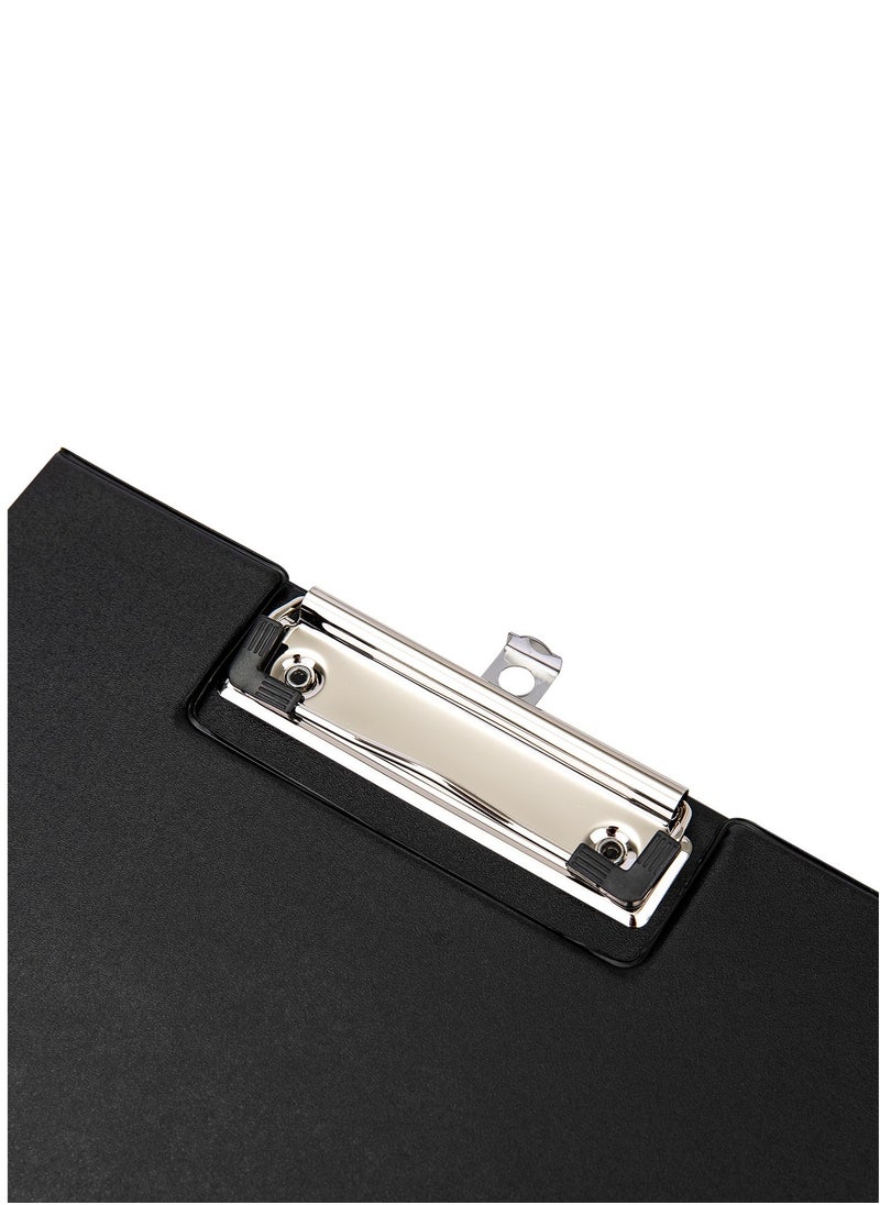 Deli A4 Size Double Clip Board Black  - Image 3
