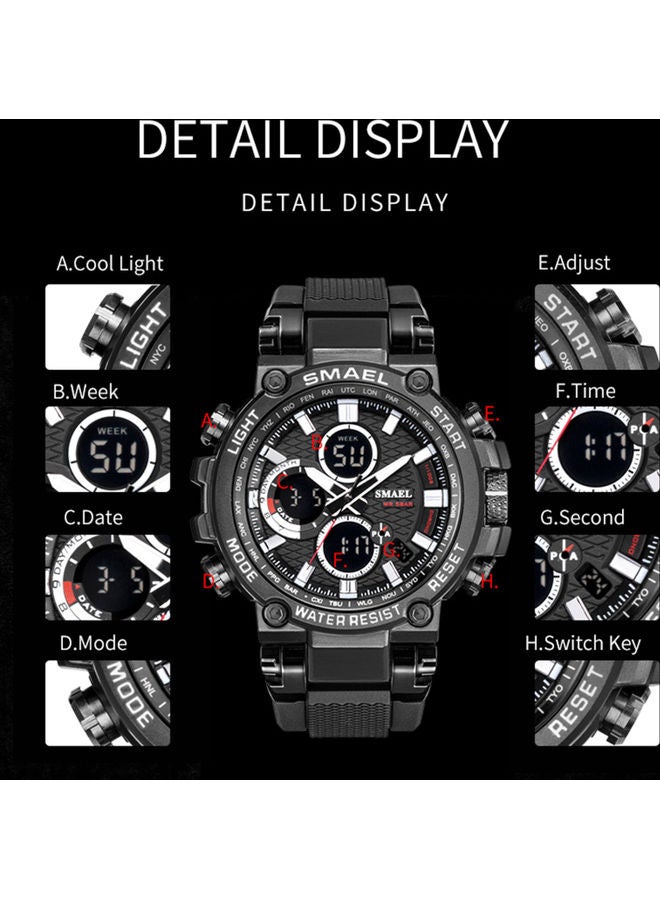 سميل ساعة يد عصرية متعددة الوظائف للرجال للرجال - Image 4