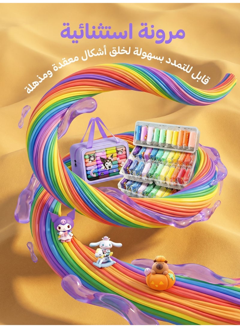 Beauenty 108 Colors Plasticine with 3 Sculpting Tools, Air Dry Clay, Modeling Clay Kit, DIY Plasticine for Children Education - Image 3