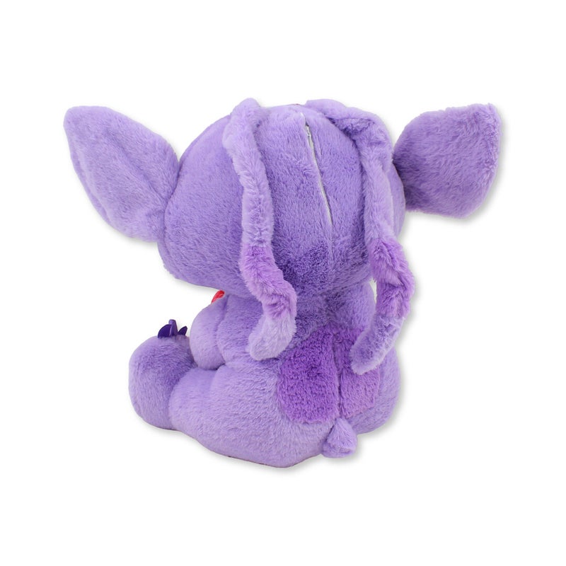 OKO Stitch with Flowers Plush Toy – Purple (Large) - Image 2
