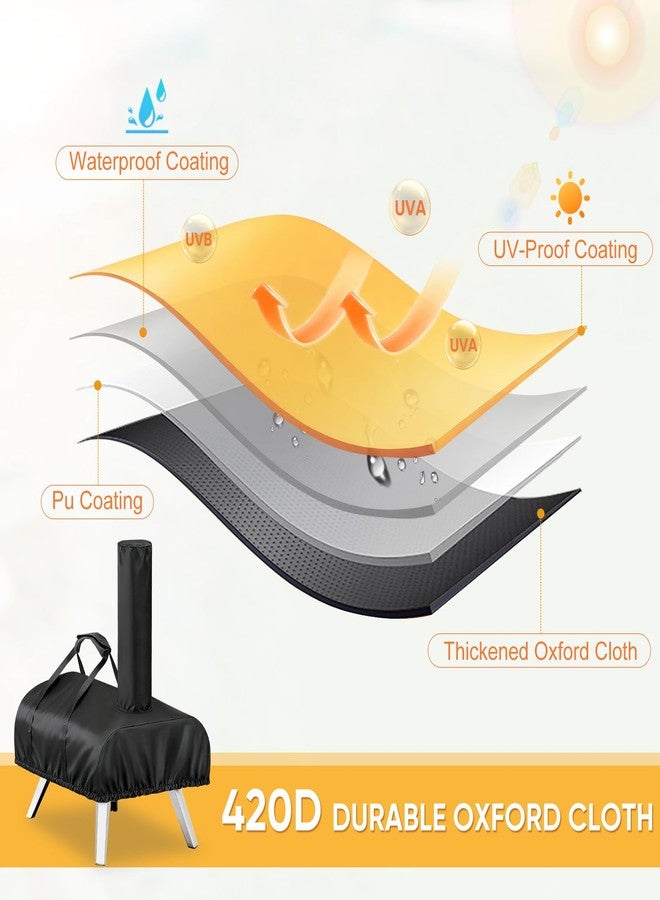 TwoPone Pizza Oven Cover for Ooni Koda 16-TwoPone Waterproof Pizza Oven Accessories Carry Cover for Outdoor - Image 4