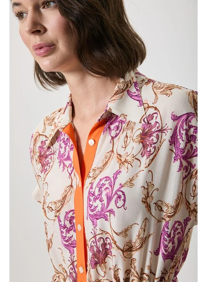 Penye Mood  Orange dress with detailed waist adjustment. for Women | Best Price UAE